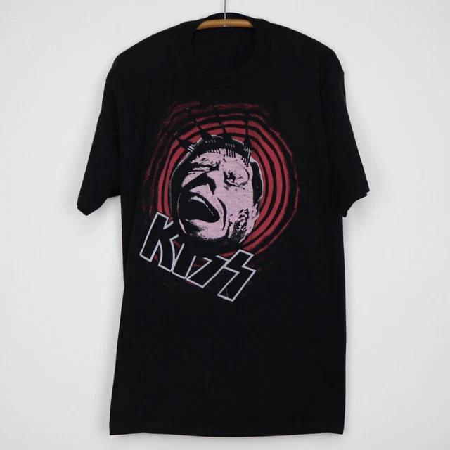 KISS FORK HEAD Fan Club New Black T-Shirt $21.49 - PicClick