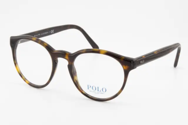 Polo Ralph Lauren PH2175 3003 Unisex Round Glasses Frames Dark Havana 50mm