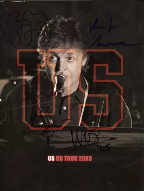 2005 -PAUL McCARTNEY Band- Guaranteed Signed/Autograph/Auto Music Program