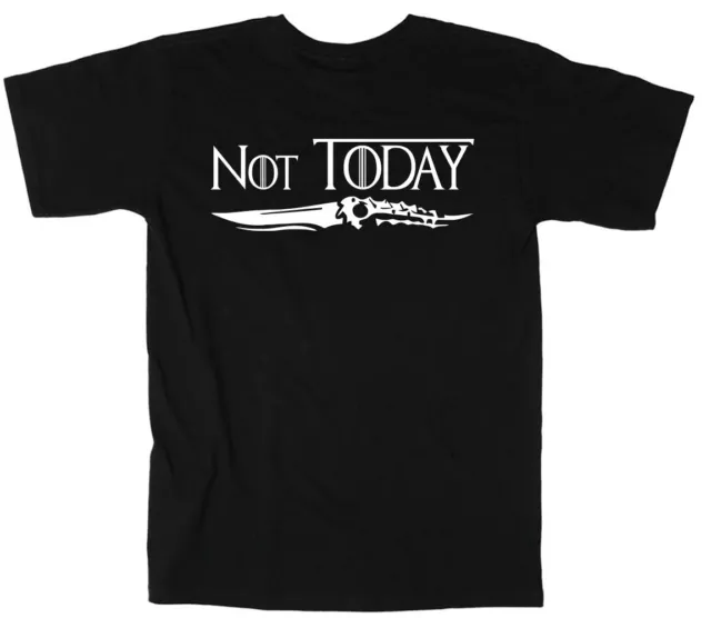 Arya Stark Game of Thrones "NOT TODAY" GOT T-Shirt