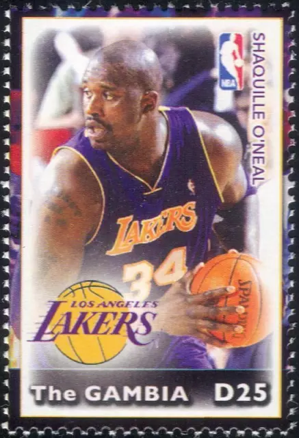 Gambia #SG4808 MNH 2005 Shaquille ONeal Los Angeles Lakers NBA [2917]