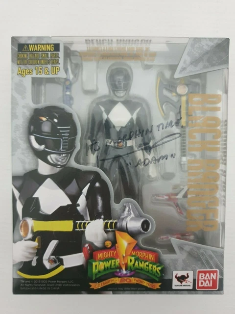 SIGNED POWER RANGERS Figuart Black Ranger Super Sentai Zyuranger Action ...