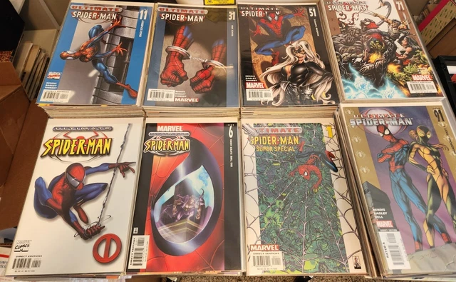 Ultimate Spider-man - HUGE COMIC LOT! Extras!! 2002, First Edition!