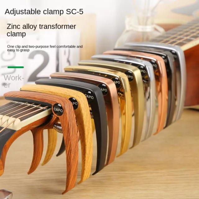 Guitar Capo Aluminum Alloy Guitar Tuner Clamp Professional Key Trigger Capo 2