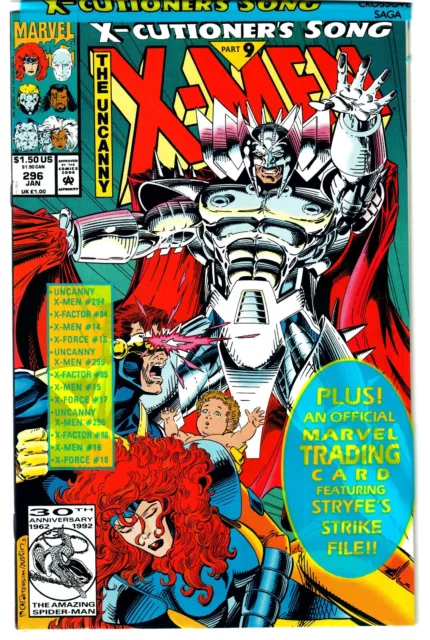 Uncanny X-Men - Vol. 1, No. 296 - Marvel Comics Group - Jan. 1993 - MINT!