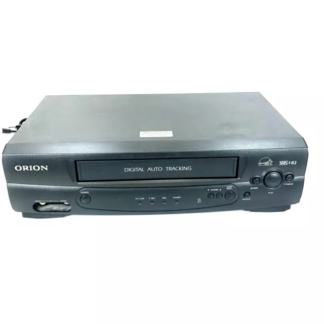 REPRODUCTOR VHS VCR Orion VR313A HQ 4 cabezales sin control remoto probado  y funciona EUR 54,76 - PicClick ES