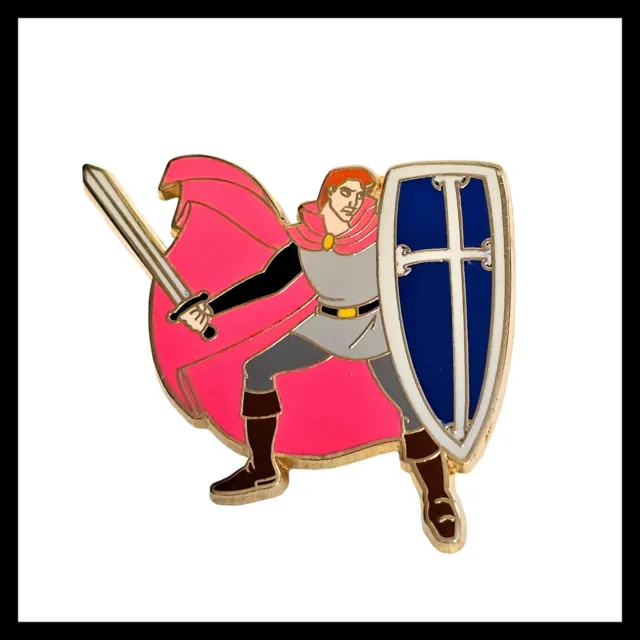 Disney Pin 60125 Prince Phillip Sleeping Beauty Heroes With Swords LE 500 2008