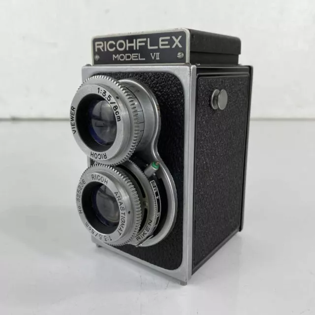 Ricohflex VⅡ twin lens reflex camera Japan vintage  -Not Tested - FH19725627