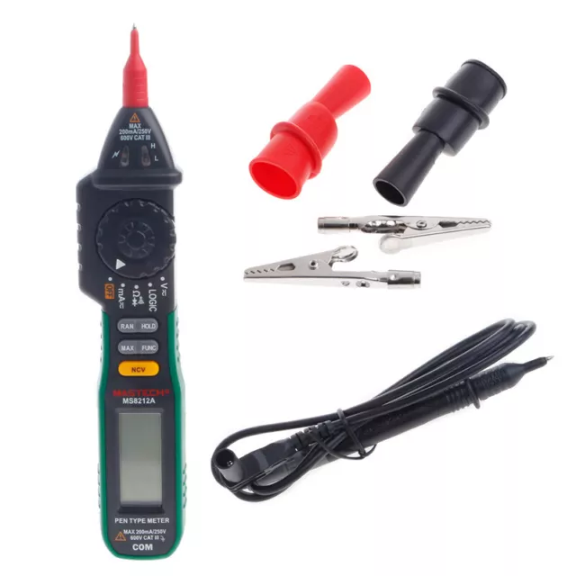 MS8212A Pen Digital Multimeter Voltage Current Tester Diode Non-contact