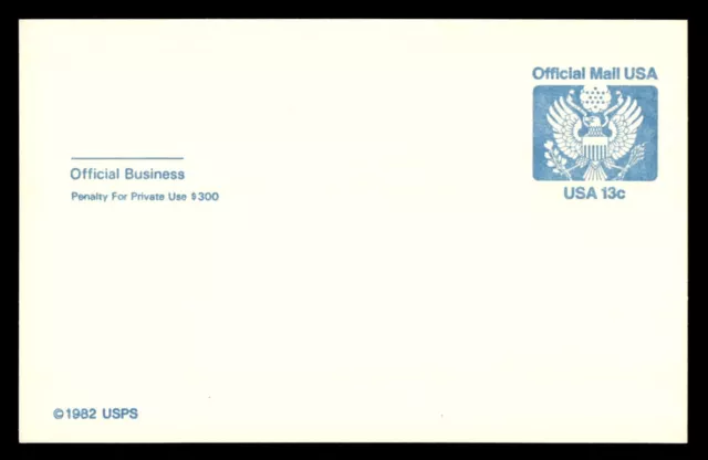 Mayfairstamps US FDC Official Mail Great Seal Unused First Day Cover aaj_02567