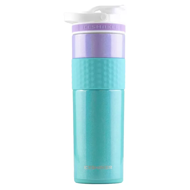 Ice Shaker Double Walled Vacuum Insulated, Skinny Protein Shaker Bottle