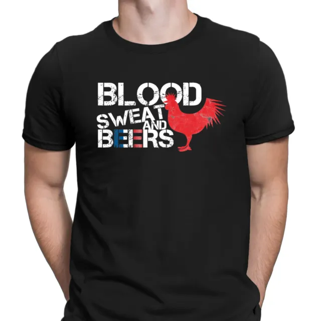 T-shirt top Blood Sweat And Beers Francia rugby uomo donna ragazzo-SN