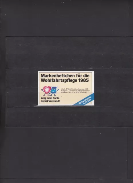 Berlin-Markenheftchen für die Wohlfahrtspflege 1985 mit Mi. Nr. 745 Postfrisch