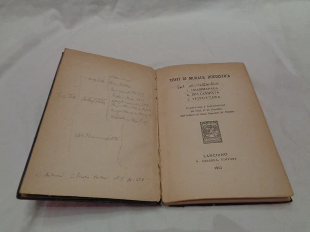 Testi Di Morale Buddistica Pavolini Lanciano 1912