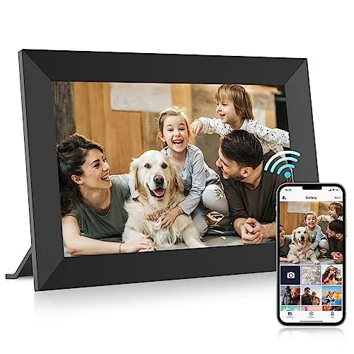 Digital Picture Frame 10.1 Inch WiFi Electronic Photo Frame ? Black-1 Pack