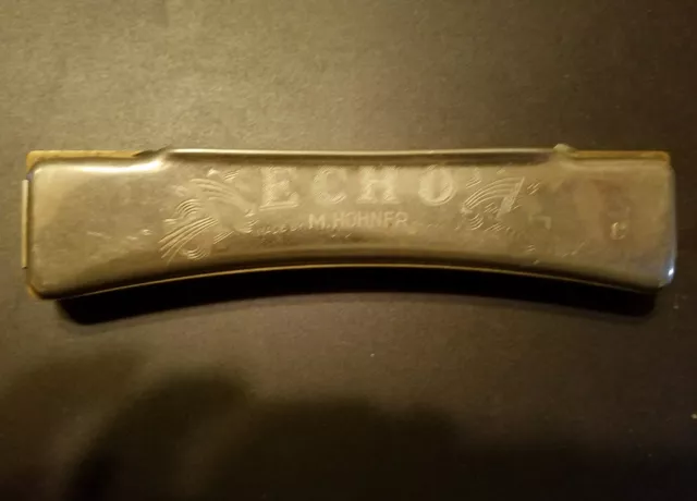 Vintage Echo  M Hohner Harmonica  C  Made In Germany