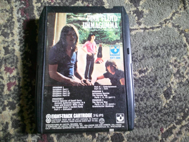 Harvest 8 Track Tape/ Tested /Pink Floyd/Ummagumma/ Vg+ Condition