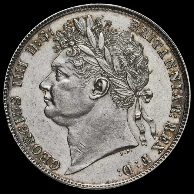 1820 George IV Milled Silver Half Crown