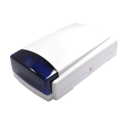 Caja de alarma ficticia Azul Lente Luz Estroboscópica Intermitente LED de larga duración 2-3 años de duración de la batería