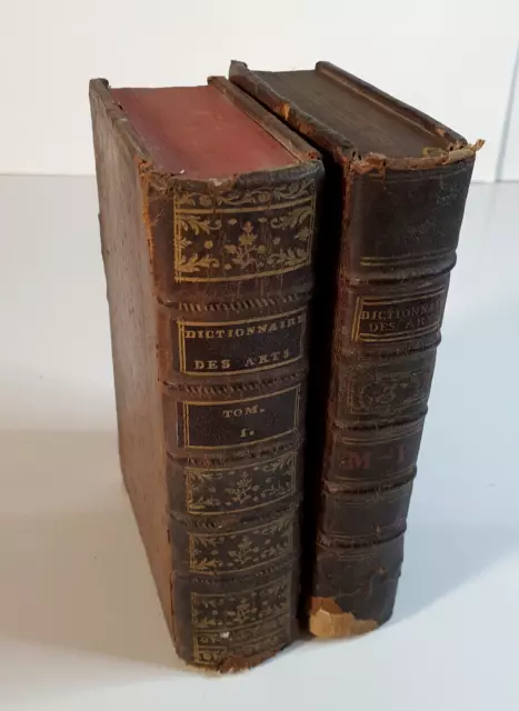 JAUBERT A-Dictionnaire universel et raisonné des arts et métiers -T1 et T3-1773