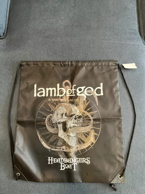 Headbangers Boat Lamb Of God Drawstring Bag