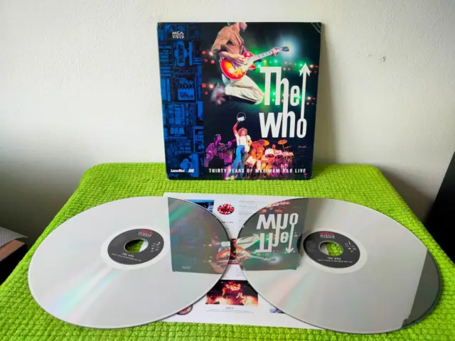 The Who THIRTY YEARS OF MAXIMUM R&B LIVE Laserdisc LD NTSC
