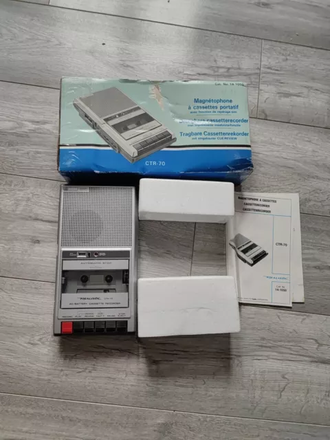 Realistic CTR-70 magnétophone Lecteur Enregistreur Cassettes Audio