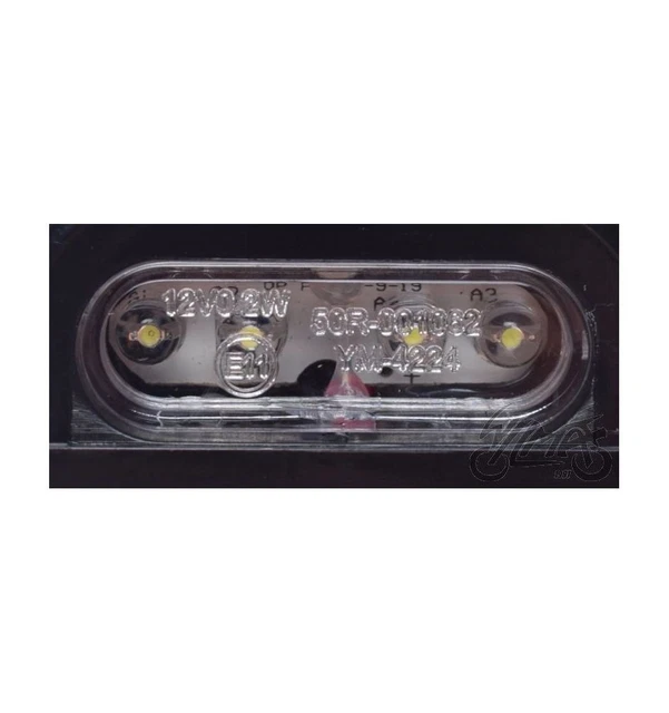 Lampe de plaque d'immatriculation authentique pour Peugeot