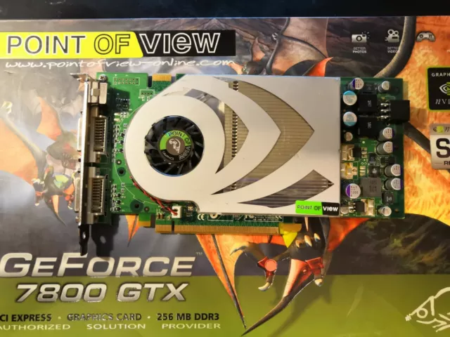 GEFORCE 7800GT 256MB PCIEX Point of View EUR 34 21 PicClick FR