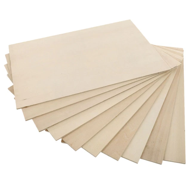 10 piezas tablas de madera de tilo discos de madera sin terminar hobby tablas de madera