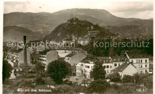 73806055 Graz__Steiermark_AT Panorama mit dem Schoeckel