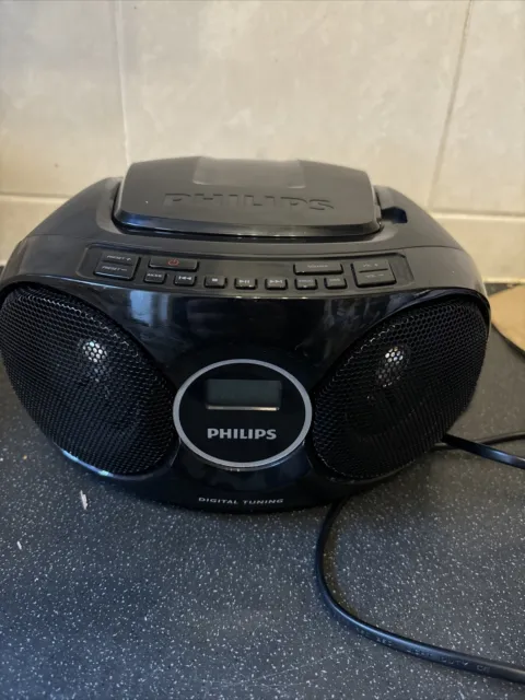 PHILIPS AZ215B/05 CD Player Portable AM FM Radio Stereo Digital