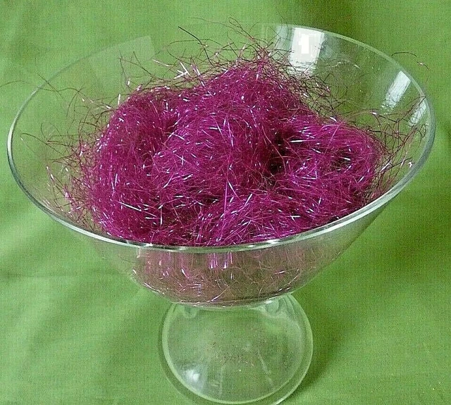 (390,00€/kg) 5 g Deko Glitzer-Gras PINK  : Basteln, Verpacken, Deko