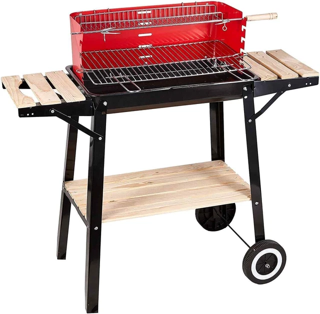 Tavolo Pieghevole Hortan 180x70cm - Piano In Resina, Struttura Acciaio, Per Interno/esterno - Foto 2