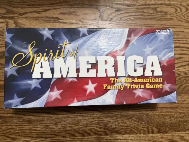 SPIRIT OF AMERICA The All American Family Trivia Game EUC See Description