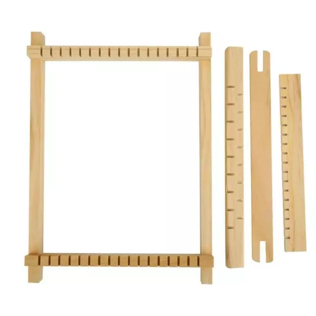 Handgefertigter Webstuhl-Set aus Holz, DIY-Wandteppich-Webmaschine