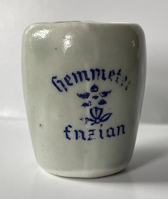 Vintage Hemmeter ENZIAN MINI STONEWARE BEER MUG/STEIN SOUVENIR Bavaria Germany