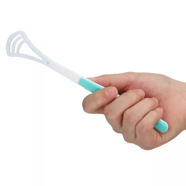 Tongue Scraper Bacteria Dirt Bad Breath Removal Coated Tongue Brush Cleaner GFL