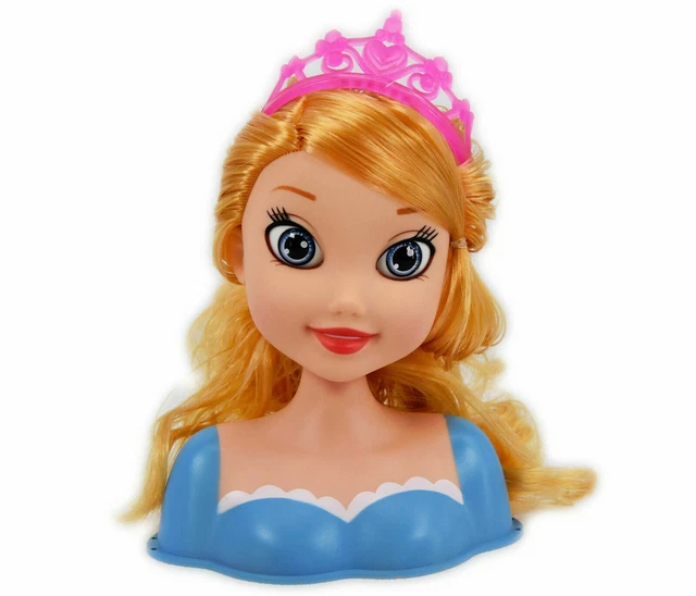 Kit giocattolo per vestire i capelli bambola BiBi testa styling principessa bambola bambino acconciatura