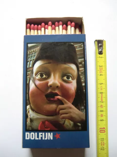 Grande Boite d'Allumette Belgique DOLFIJN King size Belgium Matchbox Matches