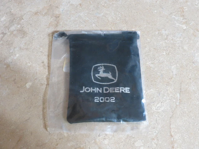 NIP 2002 sealed JD John Deere Christmas Holiday pewter Ornament 4020 tractor 7th