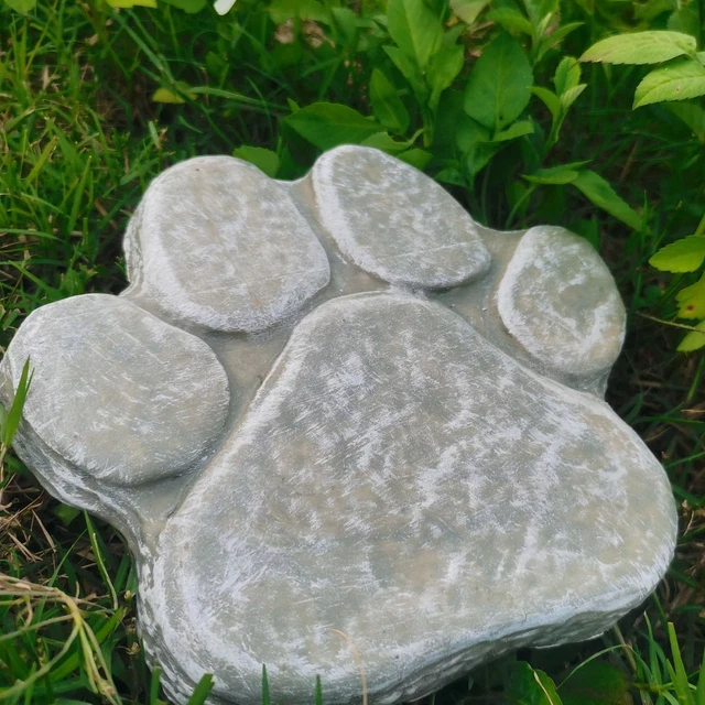 DIY Lettering Dog Grave Marker Personalized DIY Pet Memorial Stone(Mossy Gree DT