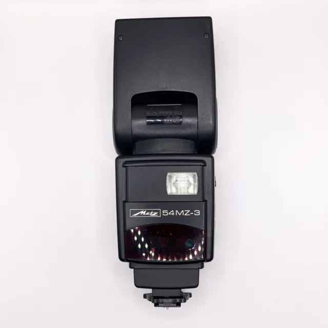 Metz 54MZ-3 Auto Flash for Nikon Canon Many Cameras Pivots for Repair or Parts