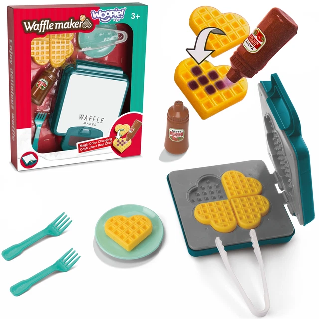 Woopie Gaufre Acier Cuisine Set Nourriture 10 Pièces