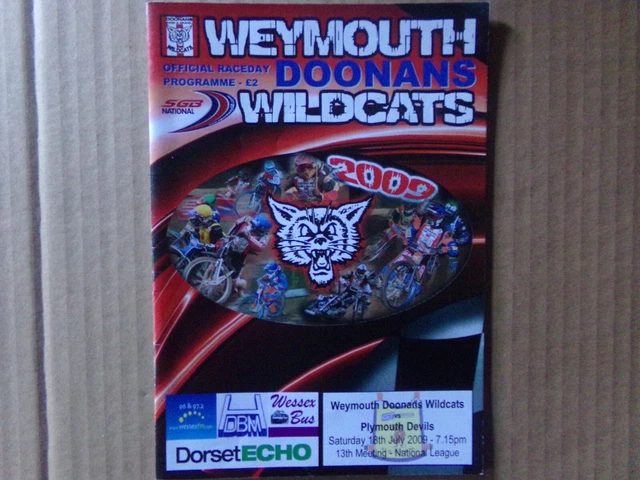 2009 Weymouth Wildcats v Plymouth Devils National League  18/07/09