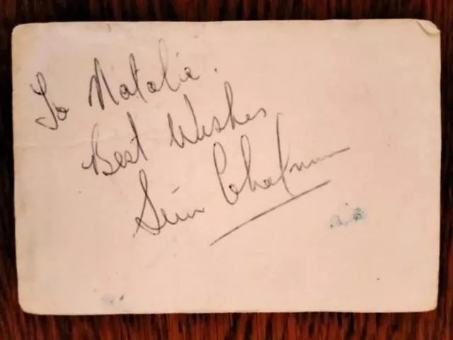 Stevie Chalmers Celtic FC Lisbon Lion Autograph Hand-signed On Card