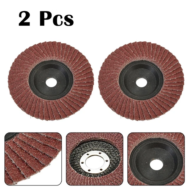 Accessori mola nuovissima 4,5 pollici 115 mm 22 mm 2 pz ossido di alluminio