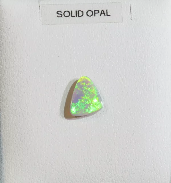 Opal Solid White 1.2cts (11x10x9mm), Tri-angular, Natural Australian Opal