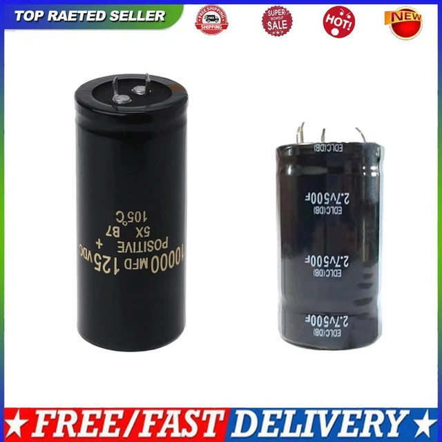 Capacitors, Electronic Components & Semiconductors
