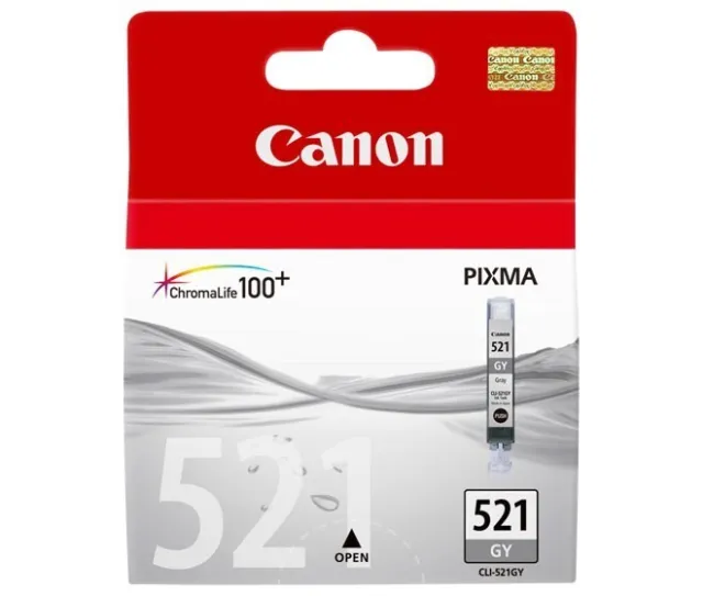 Cartucho de tinta Canon CANON CLI-521GY 9 ml consumibles 2937B001